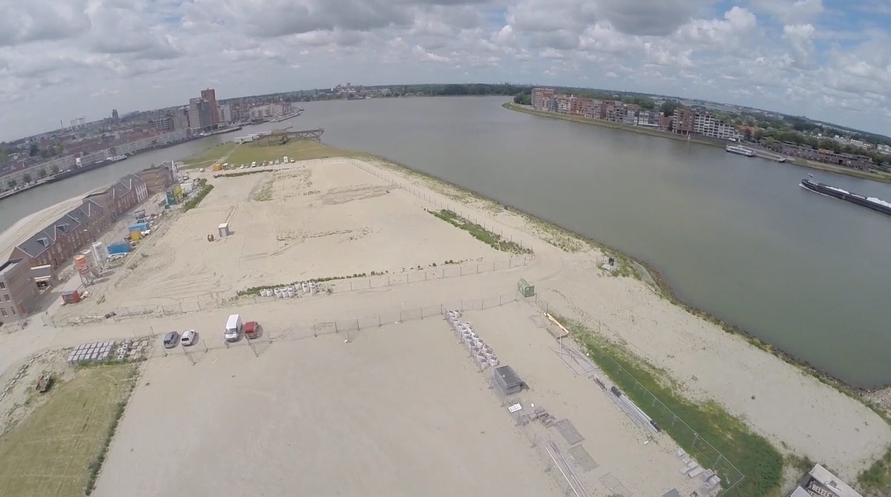 Zoetwatergetijdezone stadswerven Dordrecht